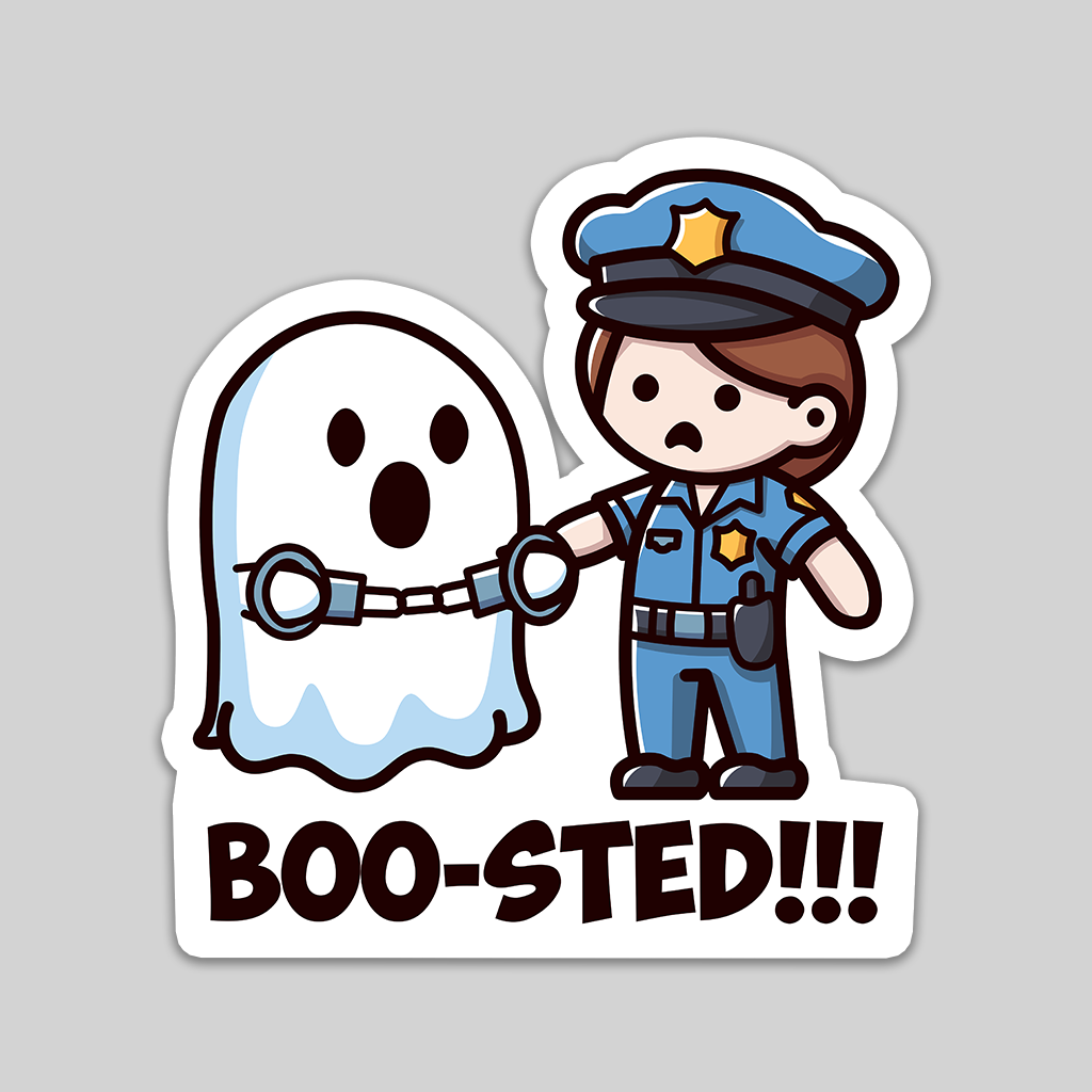 "Boosted" Custom Kiss-Cut Sticker